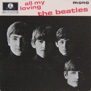 Beatles samlarsaker memorabilia samla 60 tal Ringo John Paul George Swe_Records_EP_All_My_Loving_2