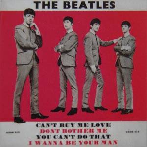 Beatles samlarsaker memorabilia samla 60 tal Ringo John Paul George Swe_Records_EP_Cant_Buy_Me_Love