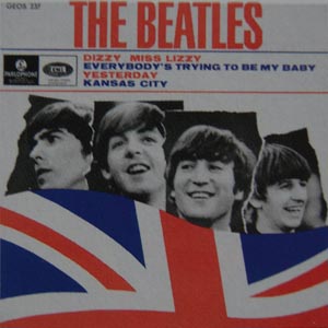 Beatles samlarsaker memorabilia samla 60 tal Ringo John Paul George Swe_Records_EP_Dizzy_Miss_Lizzy_Blue