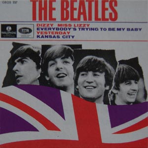 Beatles samlarsaker memorabilia samla 60 tal Ringo John Paul George Swe_Records_EP_Dizzy_Miss_Lizzy_Purple