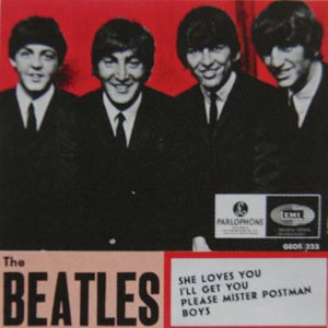 Beatles samlarsaker memorabilia samla 60 tal Ringo John Paul George Swe_Records_EP_She_Loves_You
